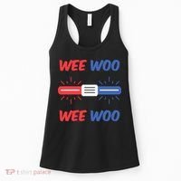 Wee Woo Police Car Funny Women's Tank Top thumb 0