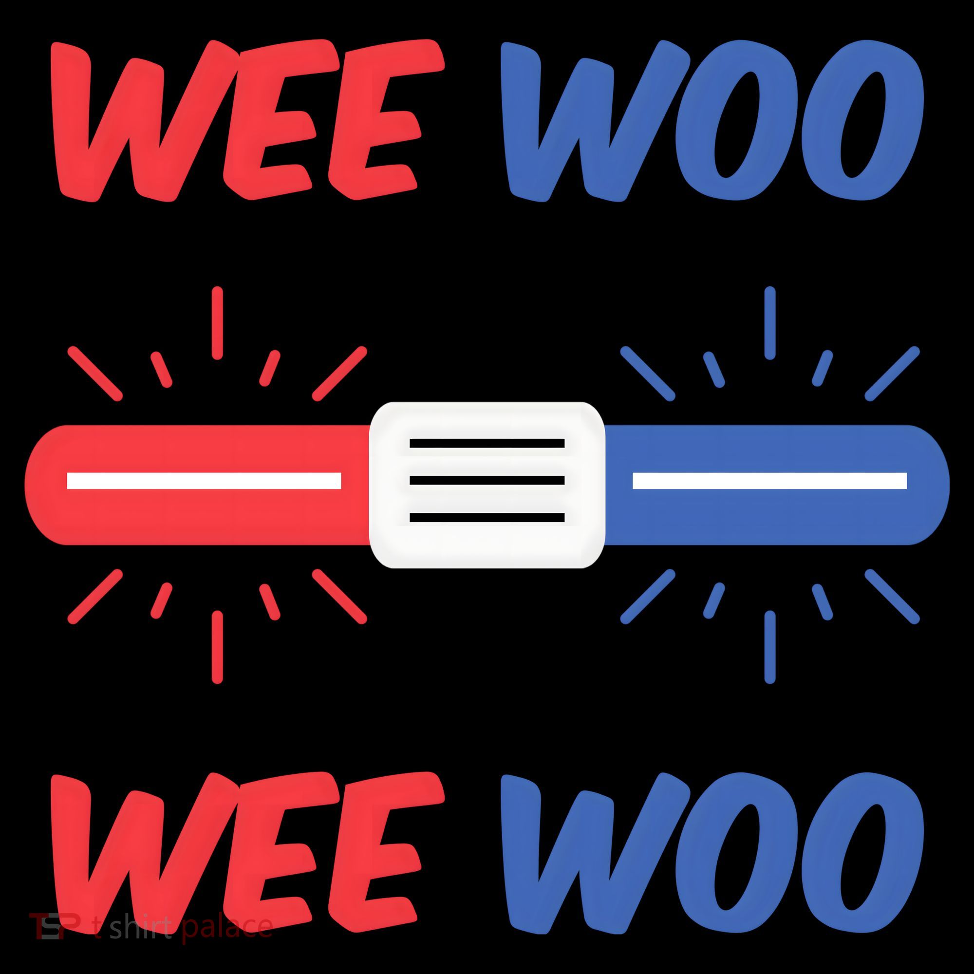 Wee Woo Police Car Funny Women's Tank Top