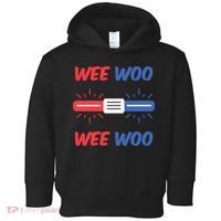 Wee Woo Police Car Funny Toddler Hoodie thumb 0