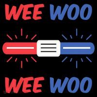 Wee Woo Police Car Funny Toddler Hoodie thumb 2