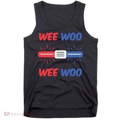 Wee Woo Police Car Funny Tank Top