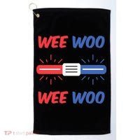 Wee Woo Police Car Funny Golf Towel thumb 0