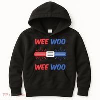 Wee Woo Police Car Funny Kids Hoodie thumb 0