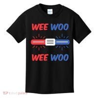 Wee Woo Police Car Funny Kids T-Shirt thumb 0