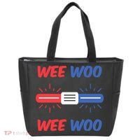 Wee Woo Police Car Funny Tote Bag thumb 0