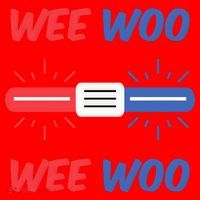 Wee Woo Police Car Funny Santa Hat thumb 1
