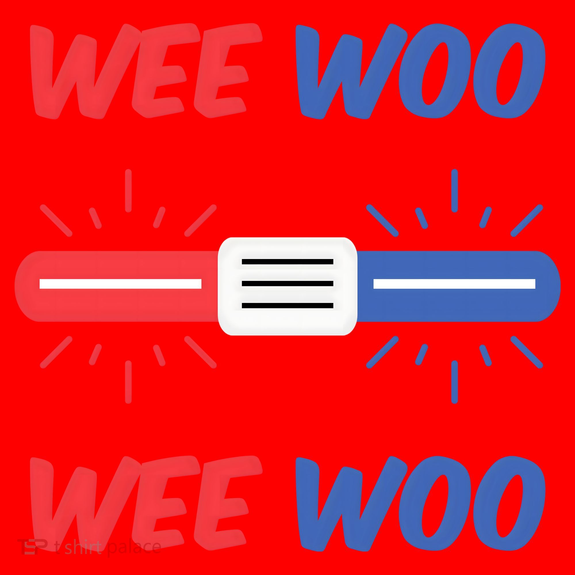Wee Woo Police Car Funny Santa Hat