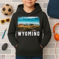Wyoming Wyoming Pride Wyoming Native Kids Hoodie thumb 2