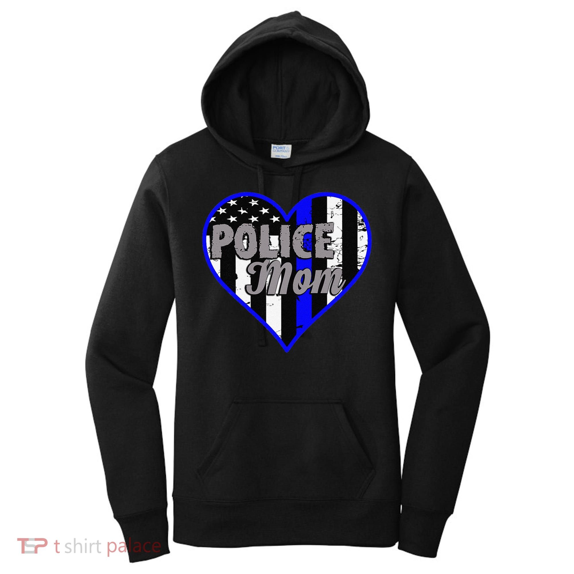 Womens Women's Police Mom Law Enforcement Mother's Day Gift Women's Hoodie