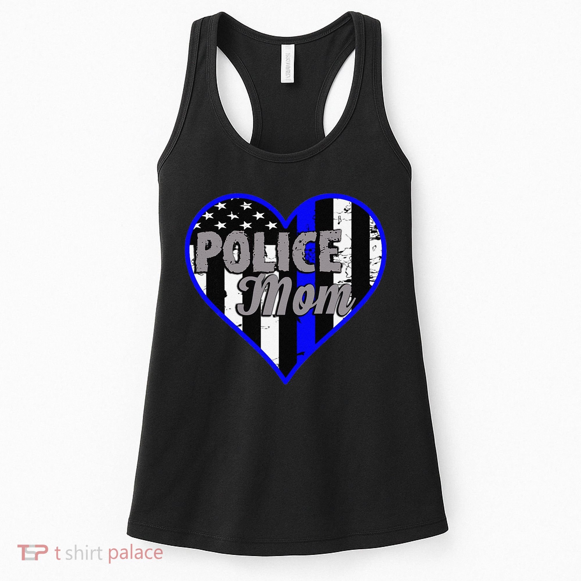 Womens Women's Police Mom Law Enforcement Mother's Day Gift Women's Tank Top