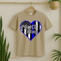 Womens Women's Police Mom Law Enforcement Mother's Day Gift T-Shirt thumb 2