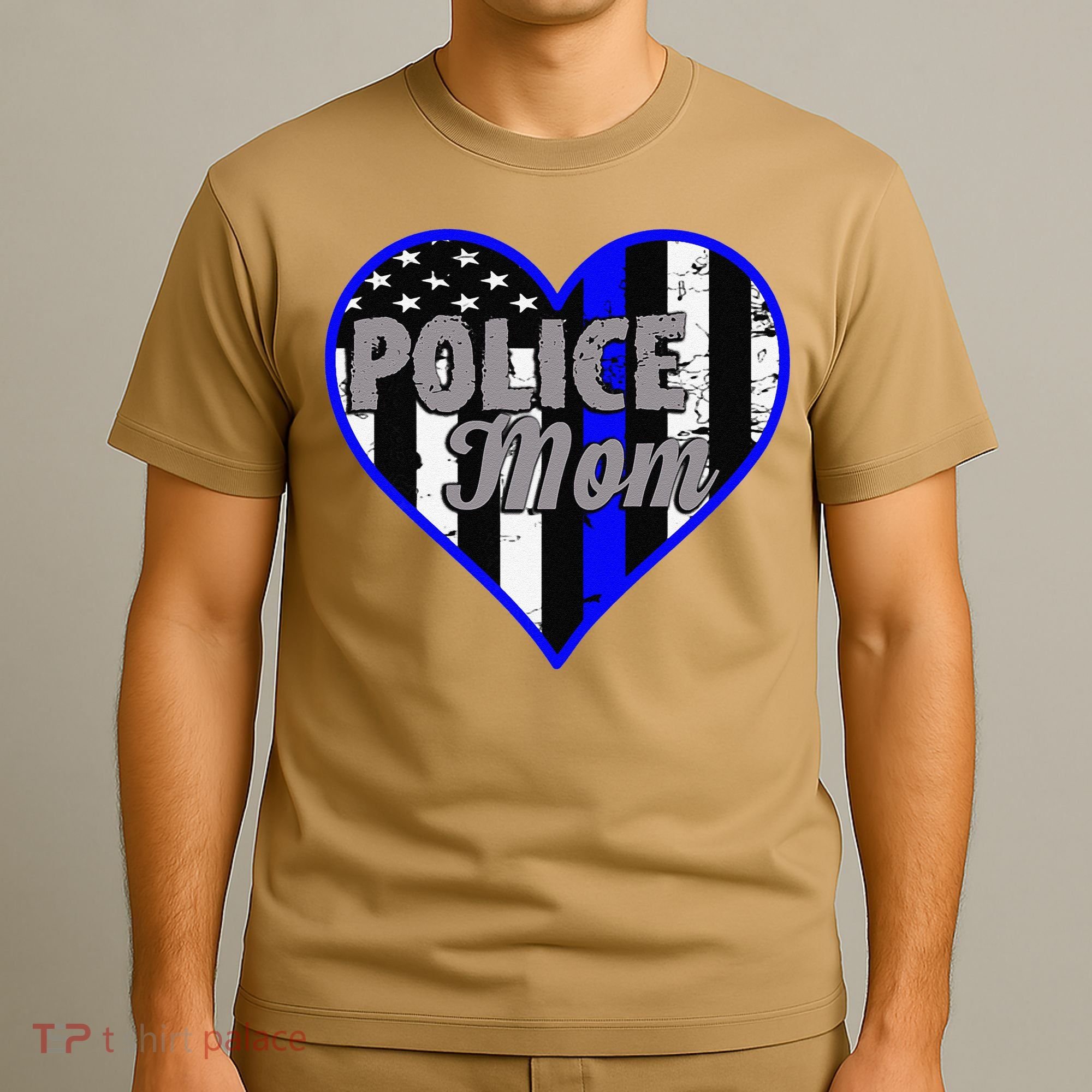 Womens Women's Police Mom Law Enforcement Mother's Day Gift T-Shirt
