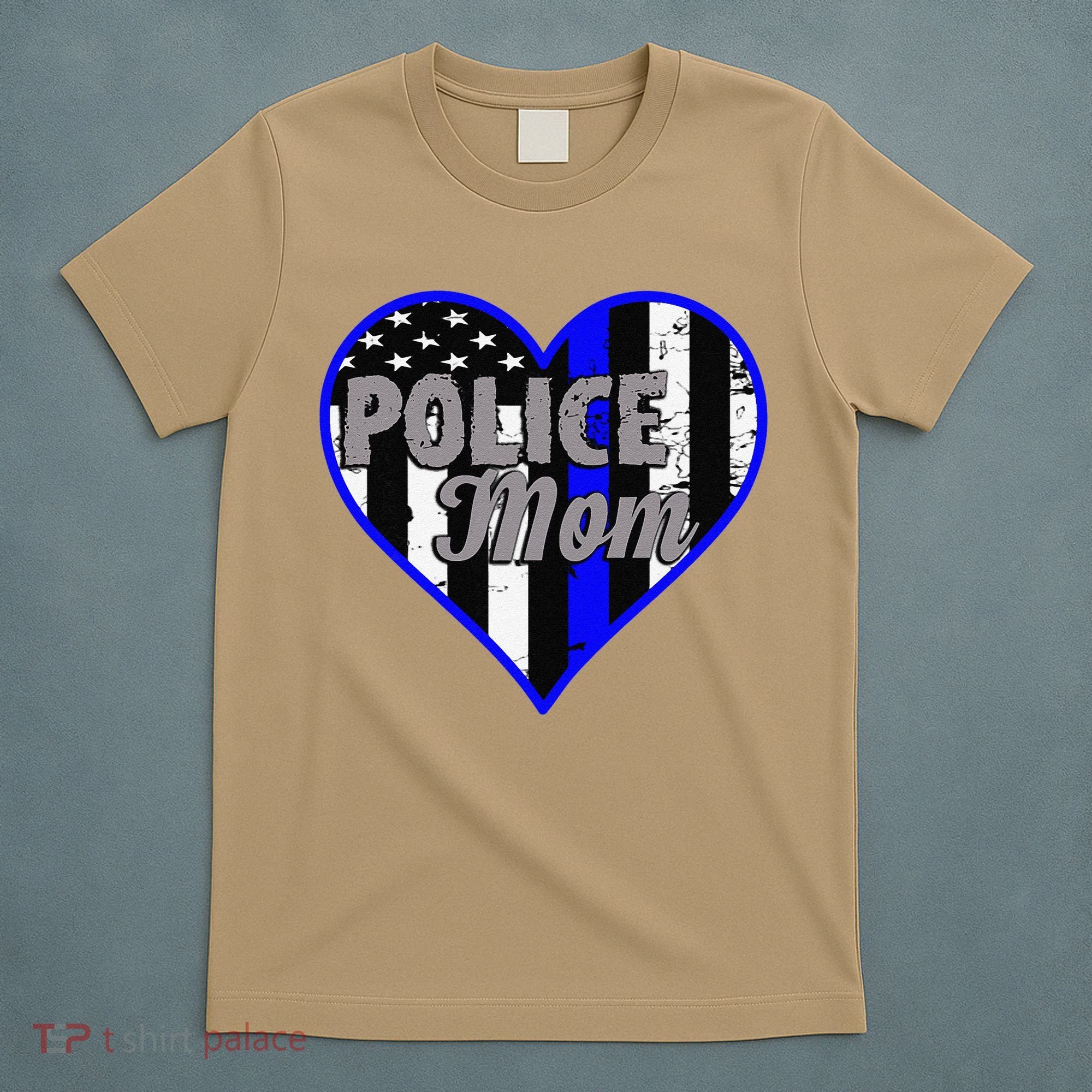 Womens Women's Police Mom Law Enforcement Mother's Day Gift T-Shirt