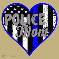 Womens Women's Police Mom Law Enforcement Mother's Day Gift T-Shirt thumb 7