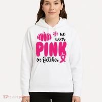 We Wear Pink In October Pumpkin Ribbon Hoodie thumb 5