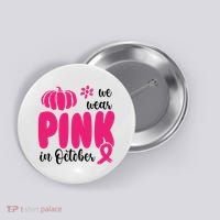 We Wear Pink In October Pumpkin Ribbon Button thumb 0