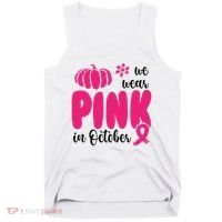 We Wear Pink In October Pumpkin Ribbon Tank Top thumb 0