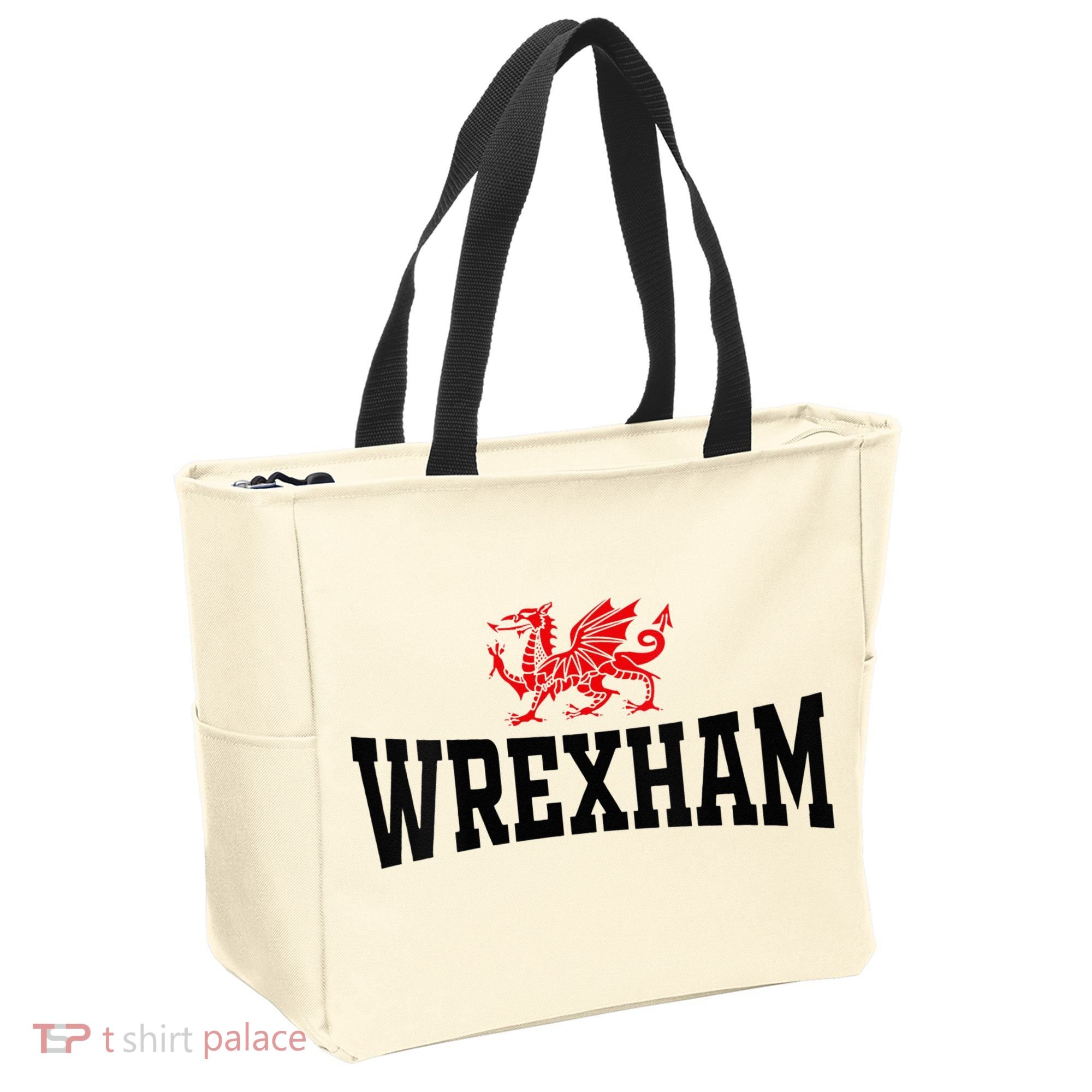 Wrexham Wales Red Dragon Wrecsam Tote Bag