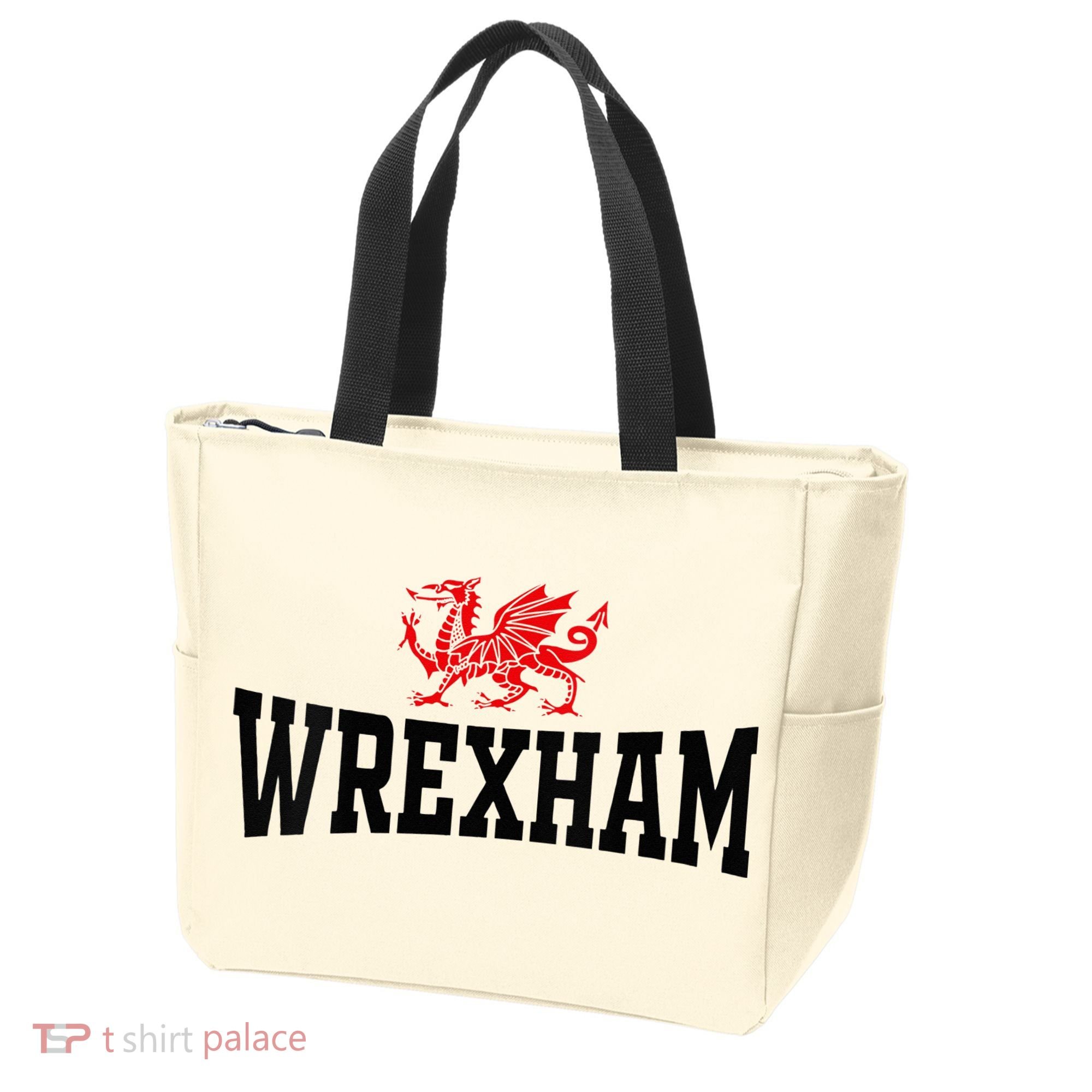 Wrexham Wales Red Dragon Wrecsam Tote Bag