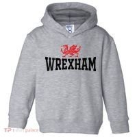 Wrexham Wales Red Dragon Wrecsam Toddler Hoodie thumb 0