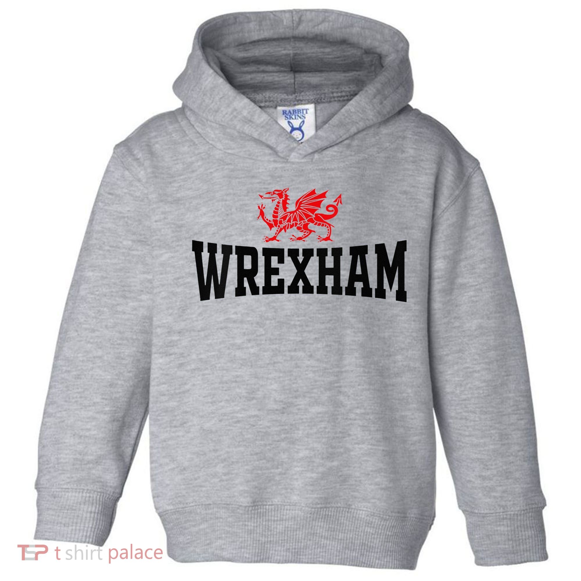 Wrexham Wales Red Dragon Wrecsam Toddler Hoodie