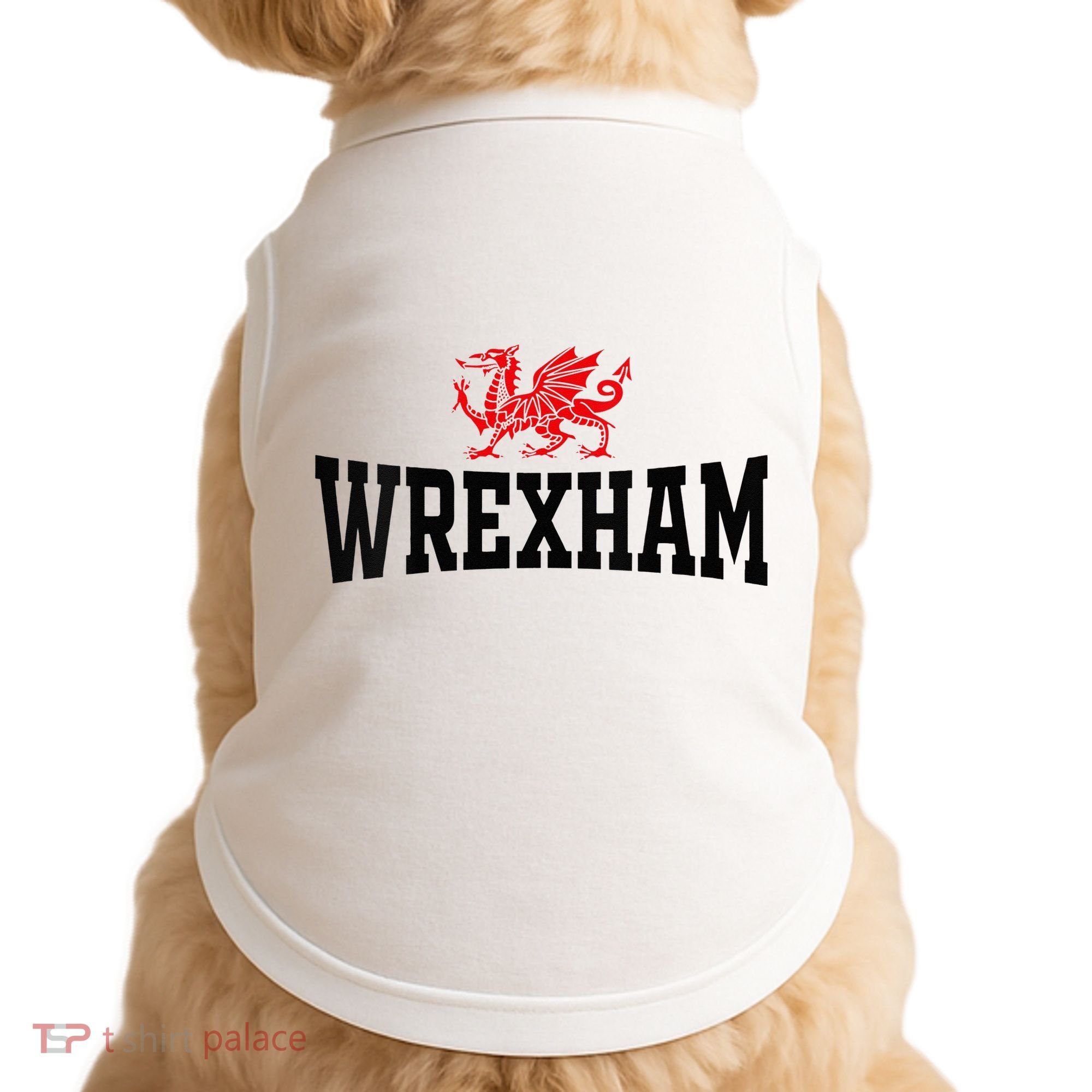 Wrexham Wales Red Dragon Wrecsam Doggie Tank