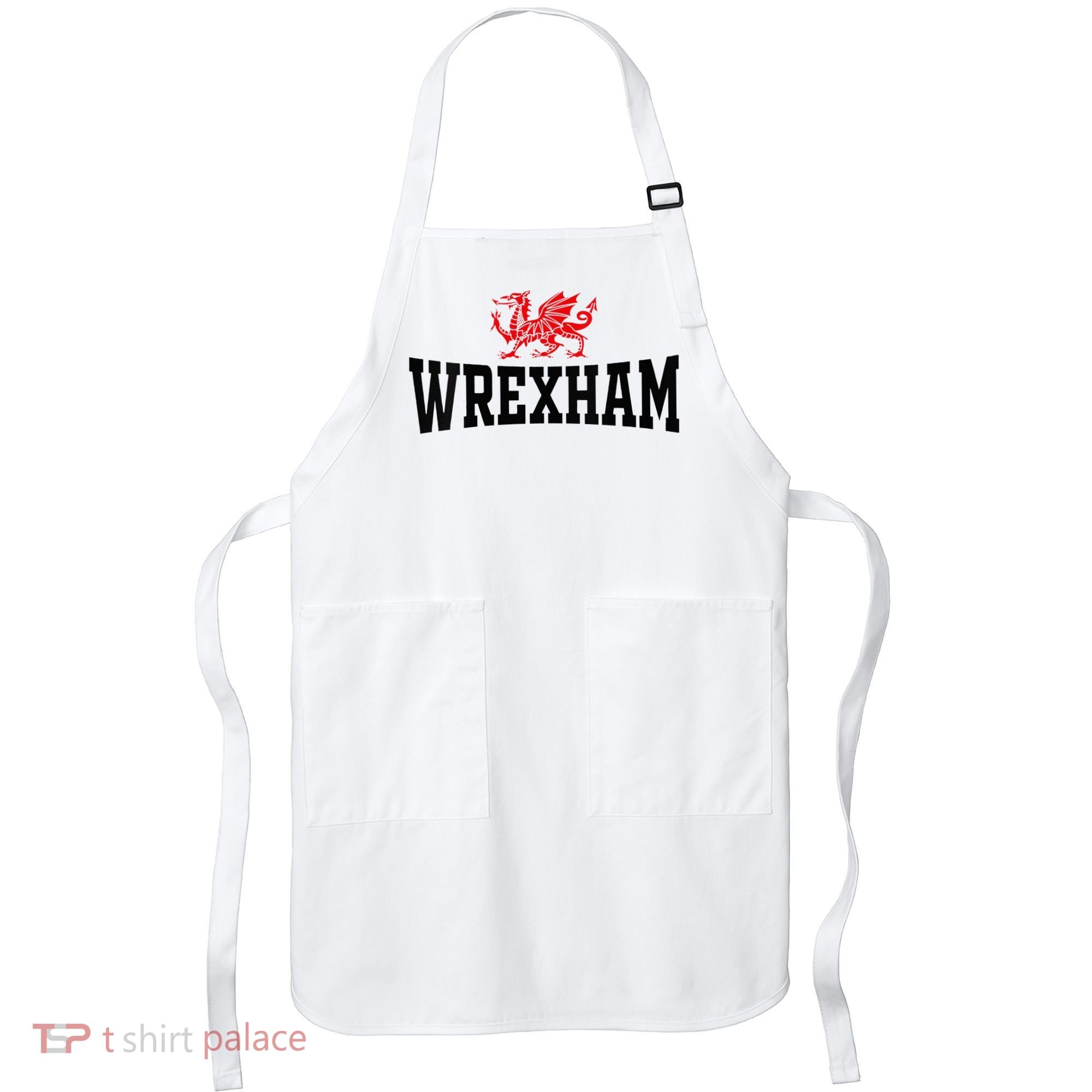 Wrexham Wales Red Dragon Wrecsam Apron