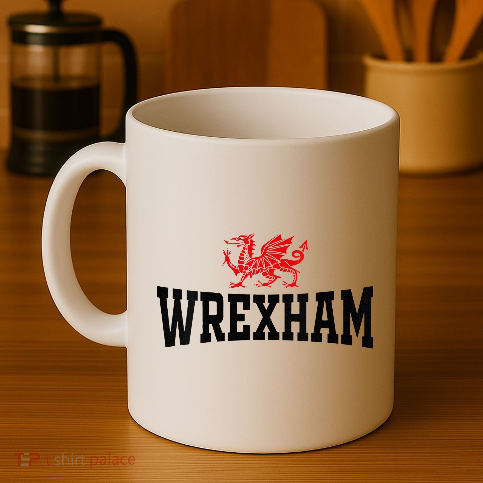 Wrexham Wales Red Dragon Wrecsam Coffee Mug