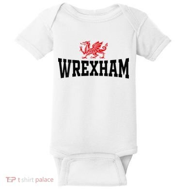 Wrexham Wales Red Dragon Wrecsam Baby Bodysuit