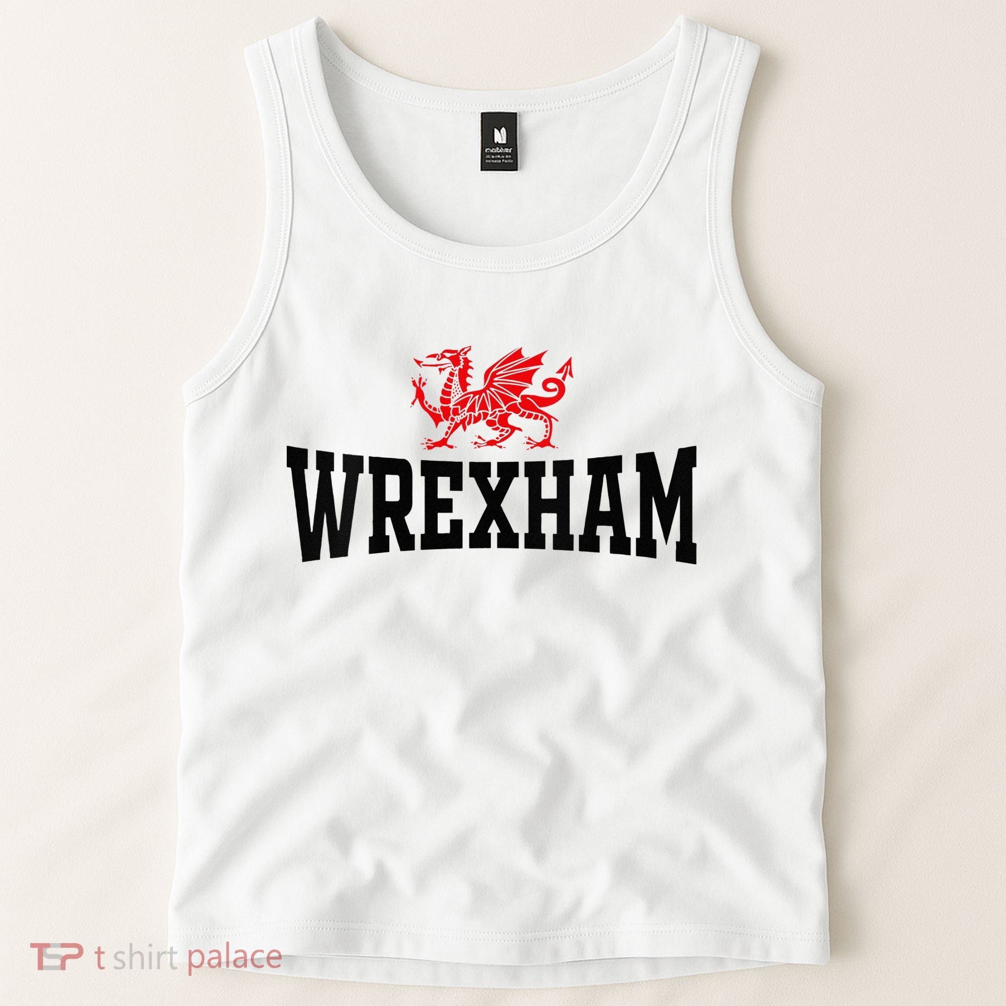 Wrexham Wales Red Dragon Wrecsam Tank Top