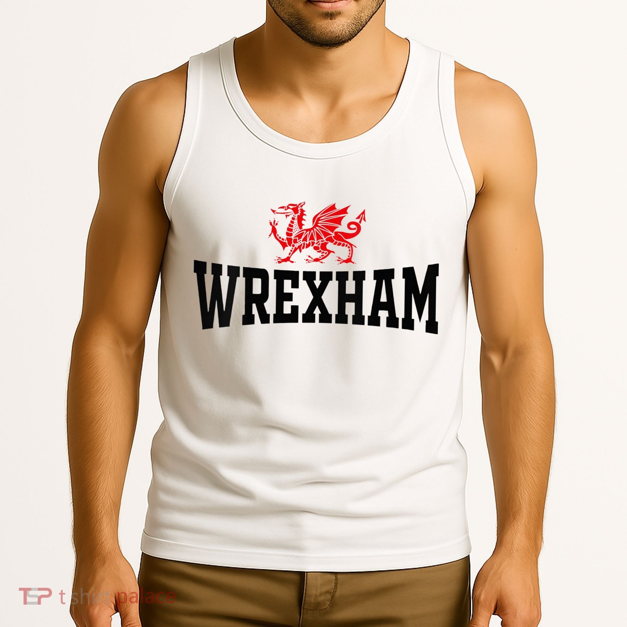 Wrexham Wales Red Dragon Wrecsam Tank Top