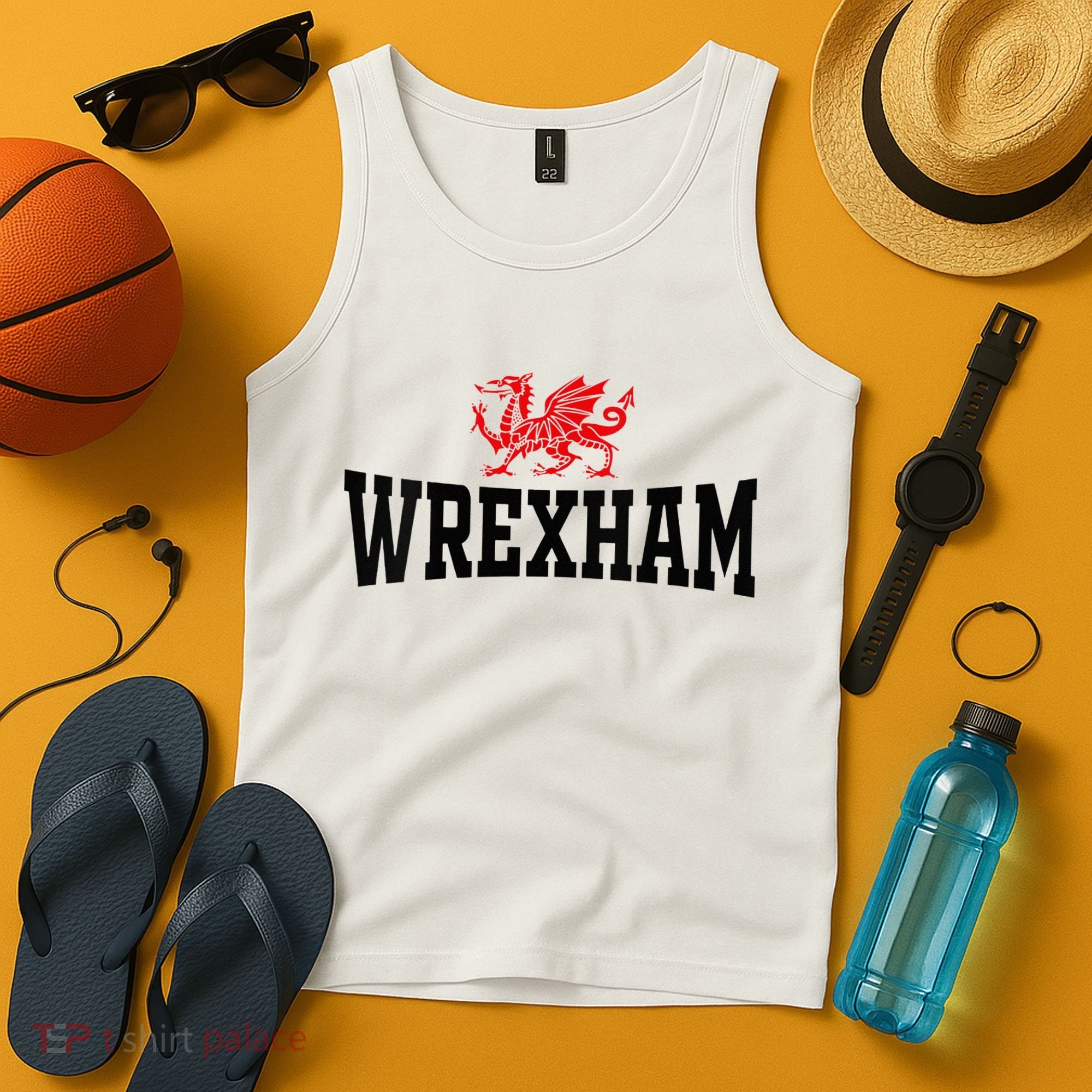 Wrexham Wales Red Dragon Wrecsam Tank Top