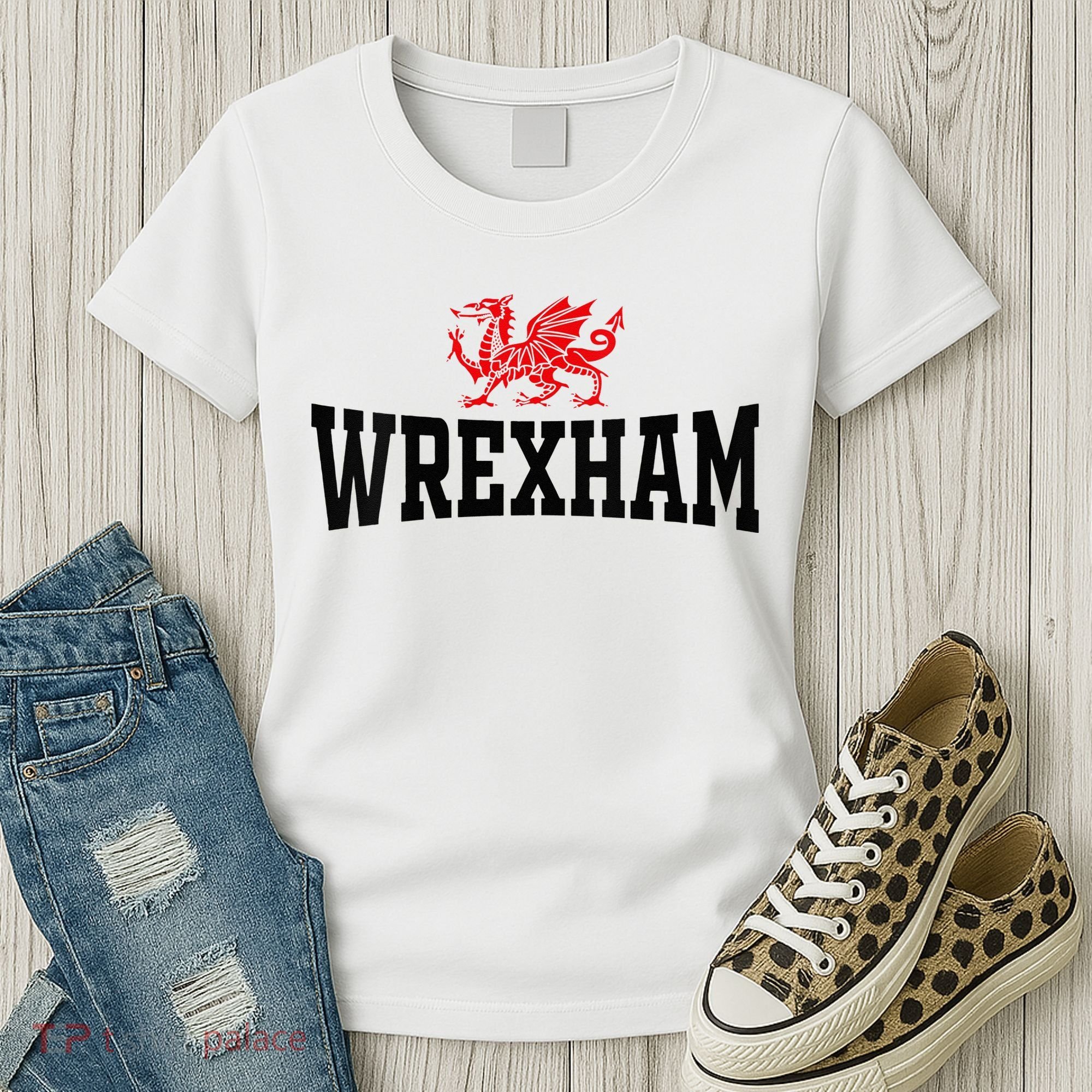 Wrexham Wales Red Dragon Wrecsam Women's T-Shirt