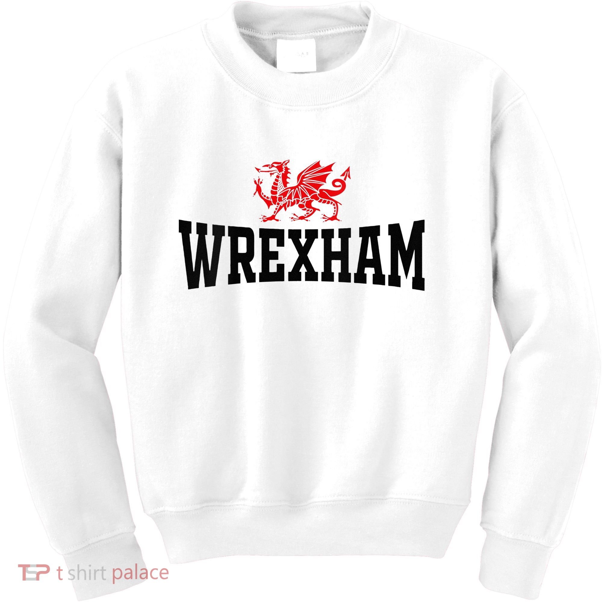 Wrexham Wales Red Dragon Wrecsam Kids Sweatshirt