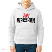 Wrexham Wales Red Dragon Wrecsam Kids Hoodie thumb 4