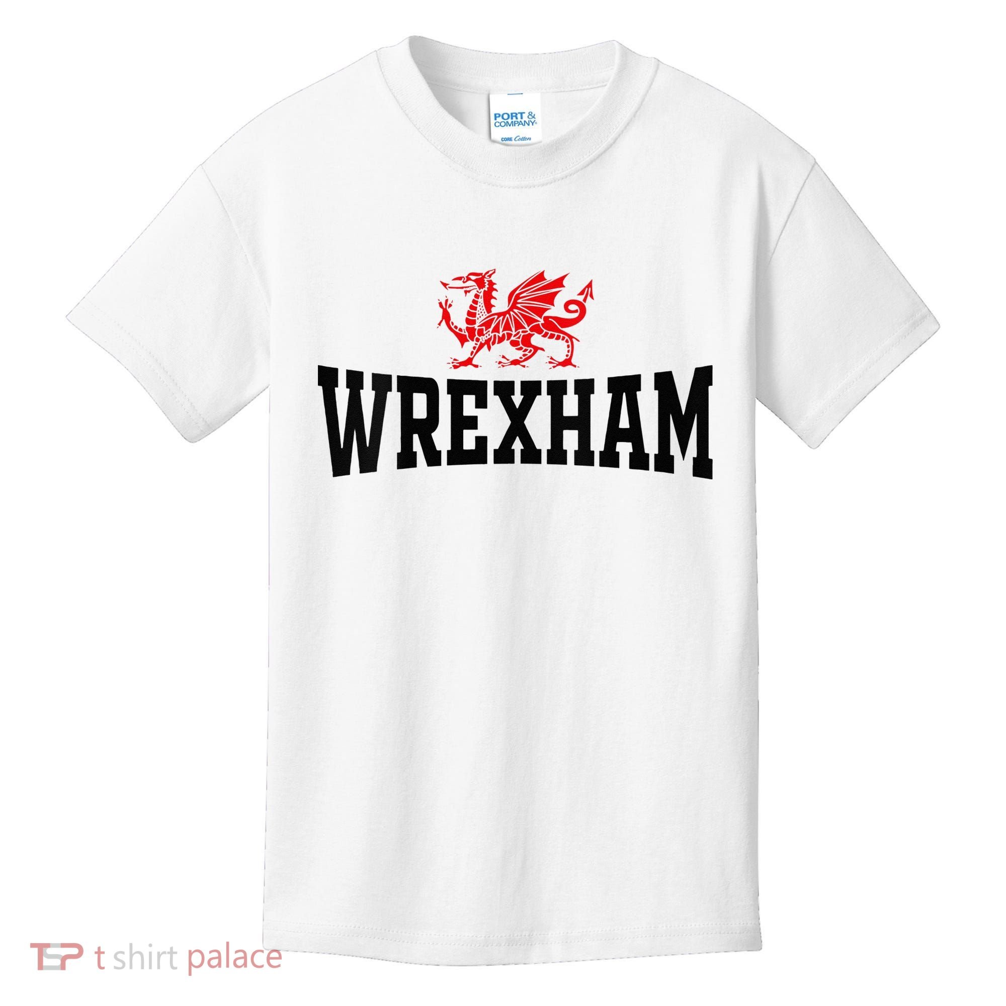 Wrexham Wales Red Dragon Wrecsam Kids T-Shirt