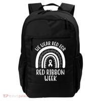 We Wear Red For Red Ribbon Week Rainbow Backpack thumb 0