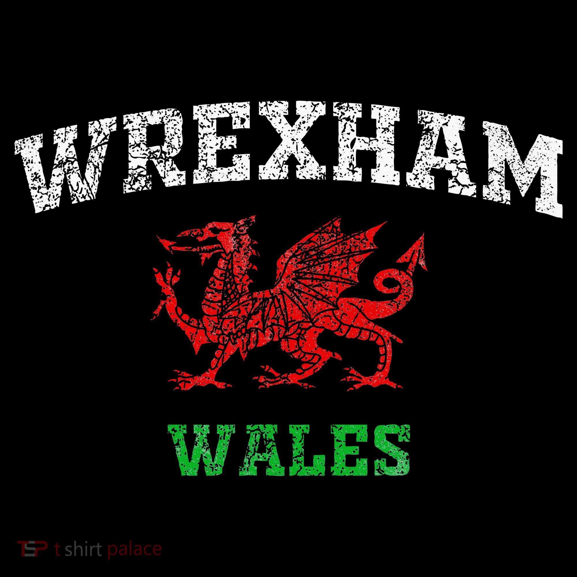 Wrexham Wales Retro Vintage T-Shirt