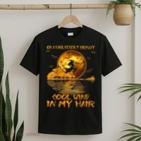 Women Witch Riding Brooms On A Dark Desert Highways Halloween T-Shirt thumb 2