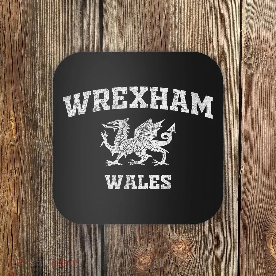 Wrexham Wales Retro Vintage Coaster