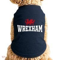 Wrexham Wales Red Dragon Wrecsam Doggie Tank thumb 0