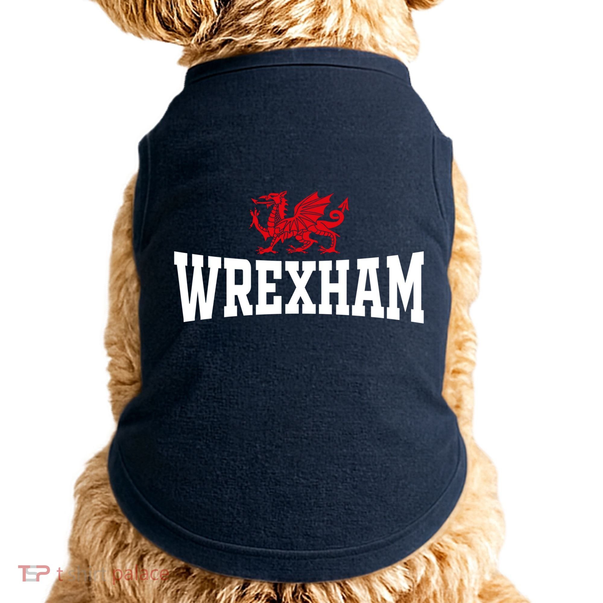 Wrexham Wales Red Dragon Wrecsam Doggie Tank