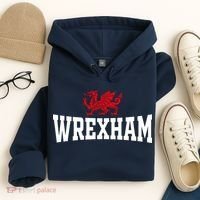 Wrexham Wales Red Dragon Wrecsam Hoodie thumb 4