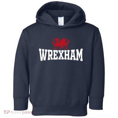 Wrexham Wales Red Dragon Wrecsam Toddler Hoodie
