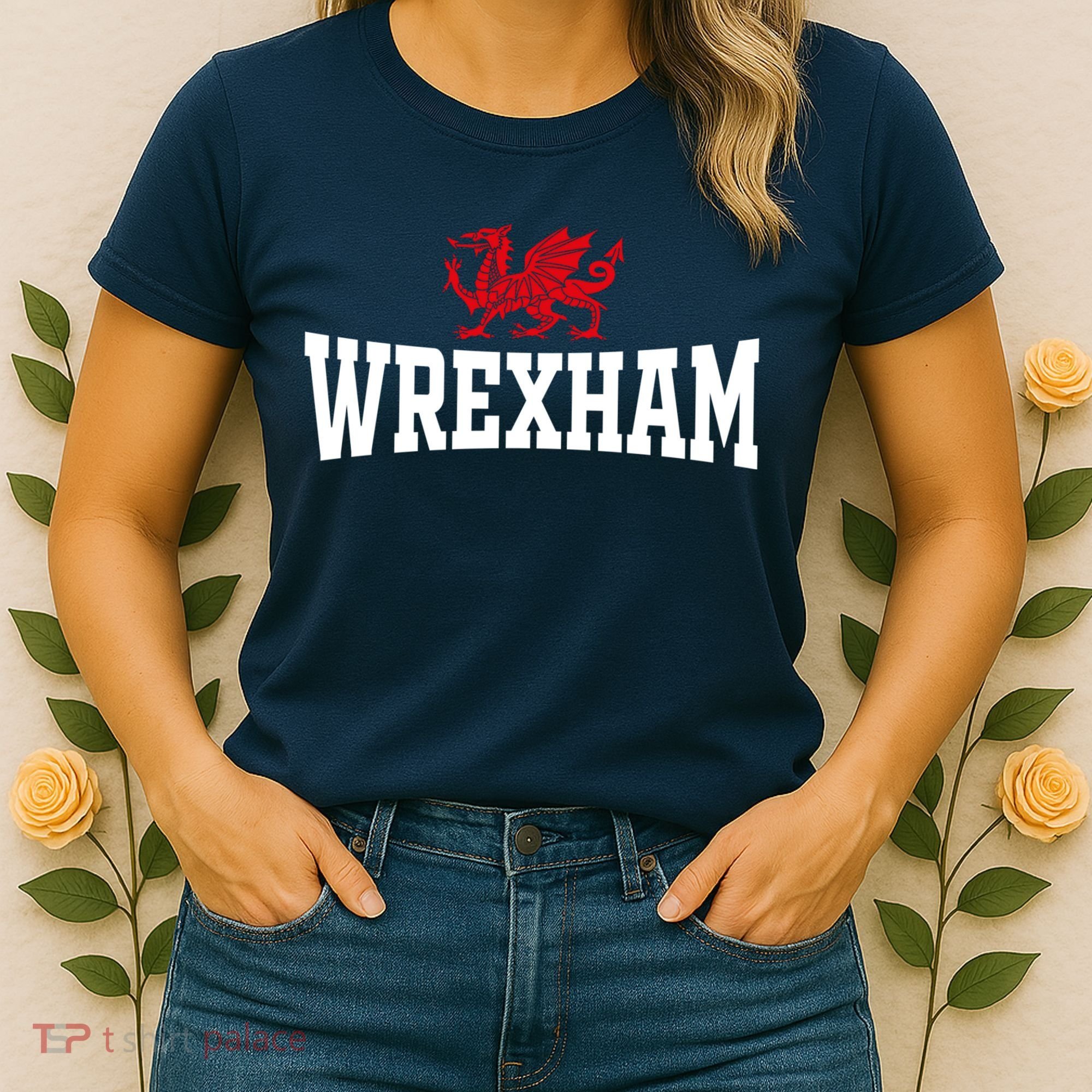 Wrexham Wales Red Dragon Wrecsam Women's T-Shirt