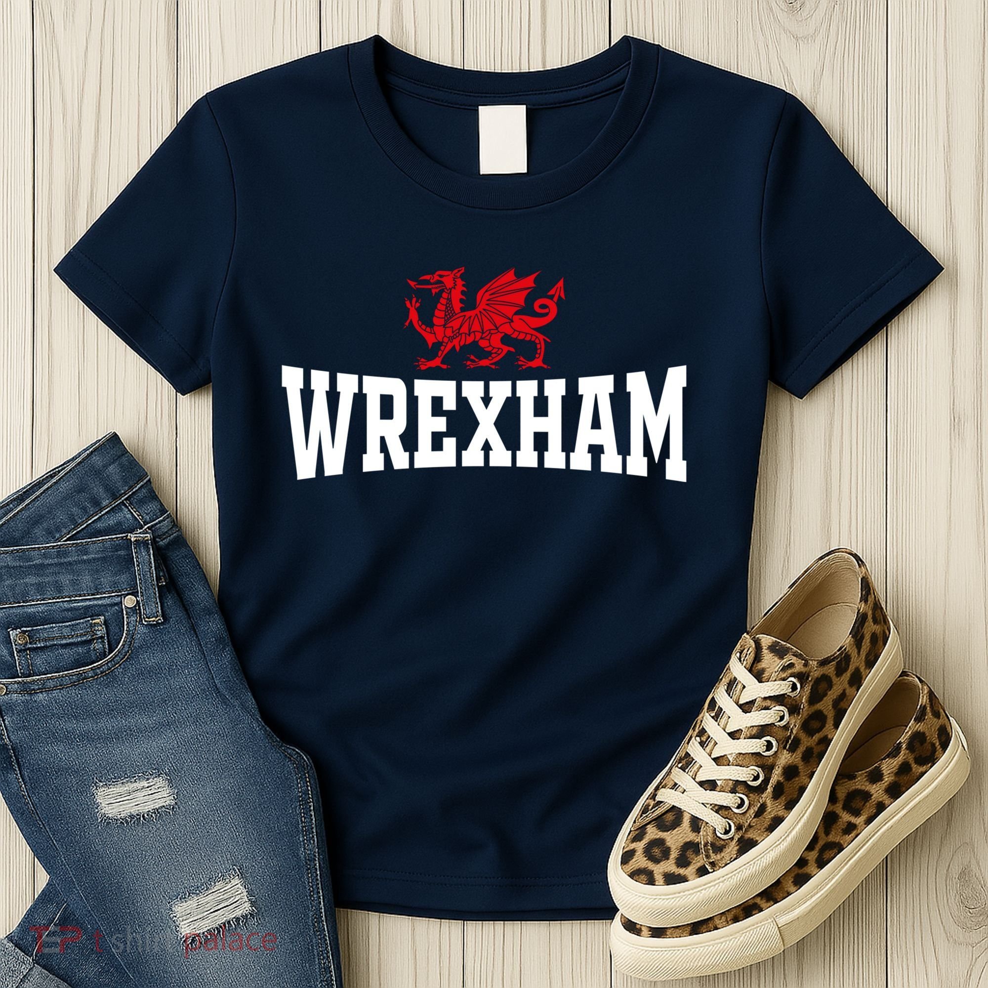 Wrexham Wales Red Dragon Wrecsam Women's T-Shirt