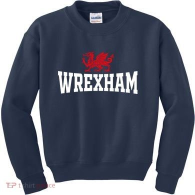 Wrexham Wales Red Dragon Wrecsam Kids Sweatshirt