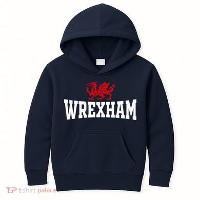 Wrexham Wales Red Dragon Wrecsam Kids Hoodie