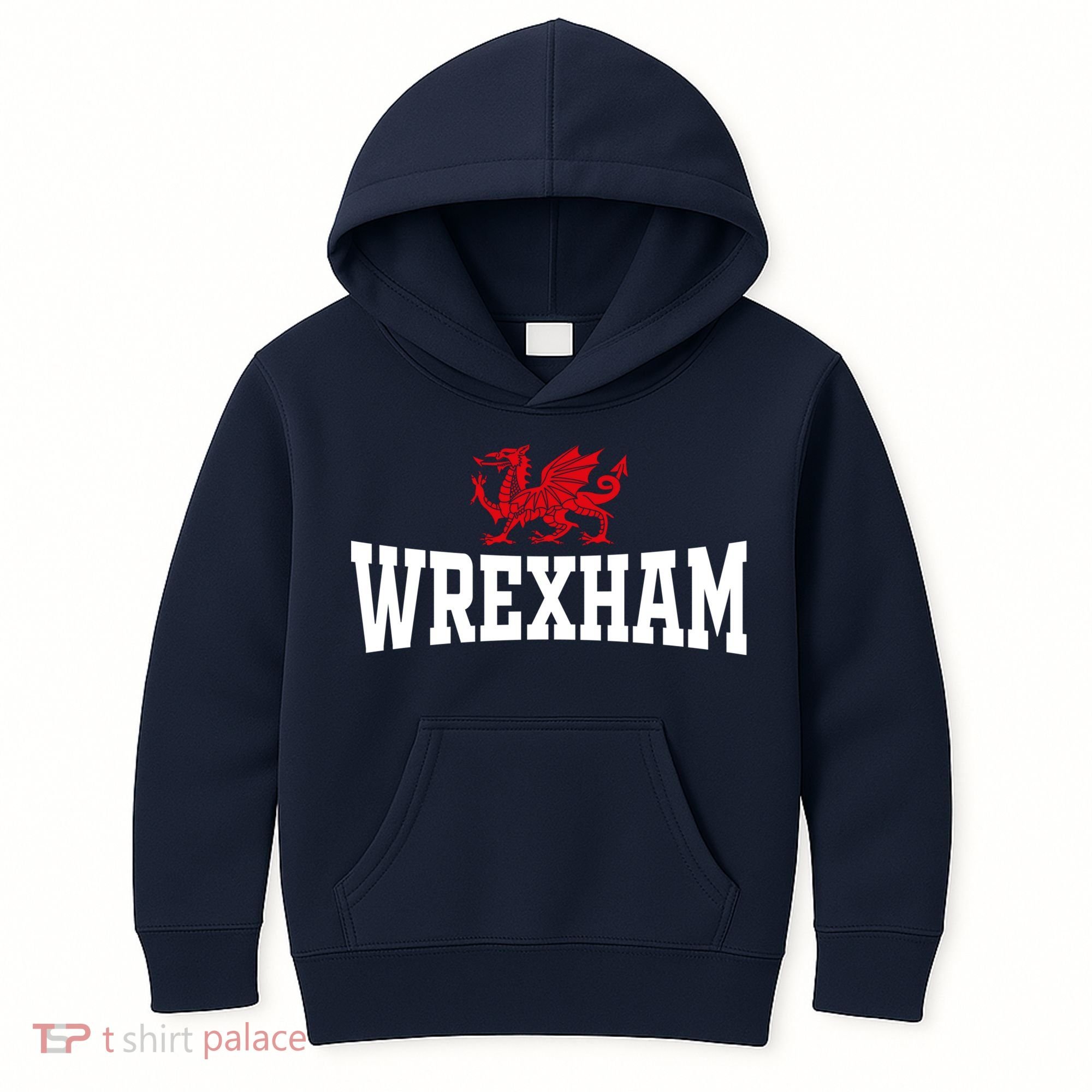 Wrexham Wales Red Dragon Wrecsam Kids Hoodie