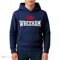 Wrexham Wales Red Dragon Wrecsam Kids Hoodie thumb 4